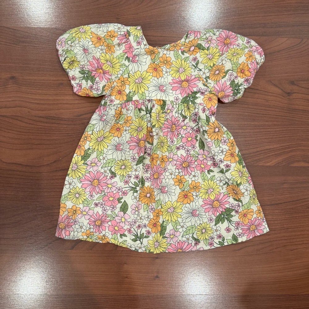 Zara Floral Toddler Dress size 2-3 years